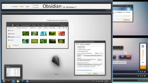 Obsidian Theme for Windows 7