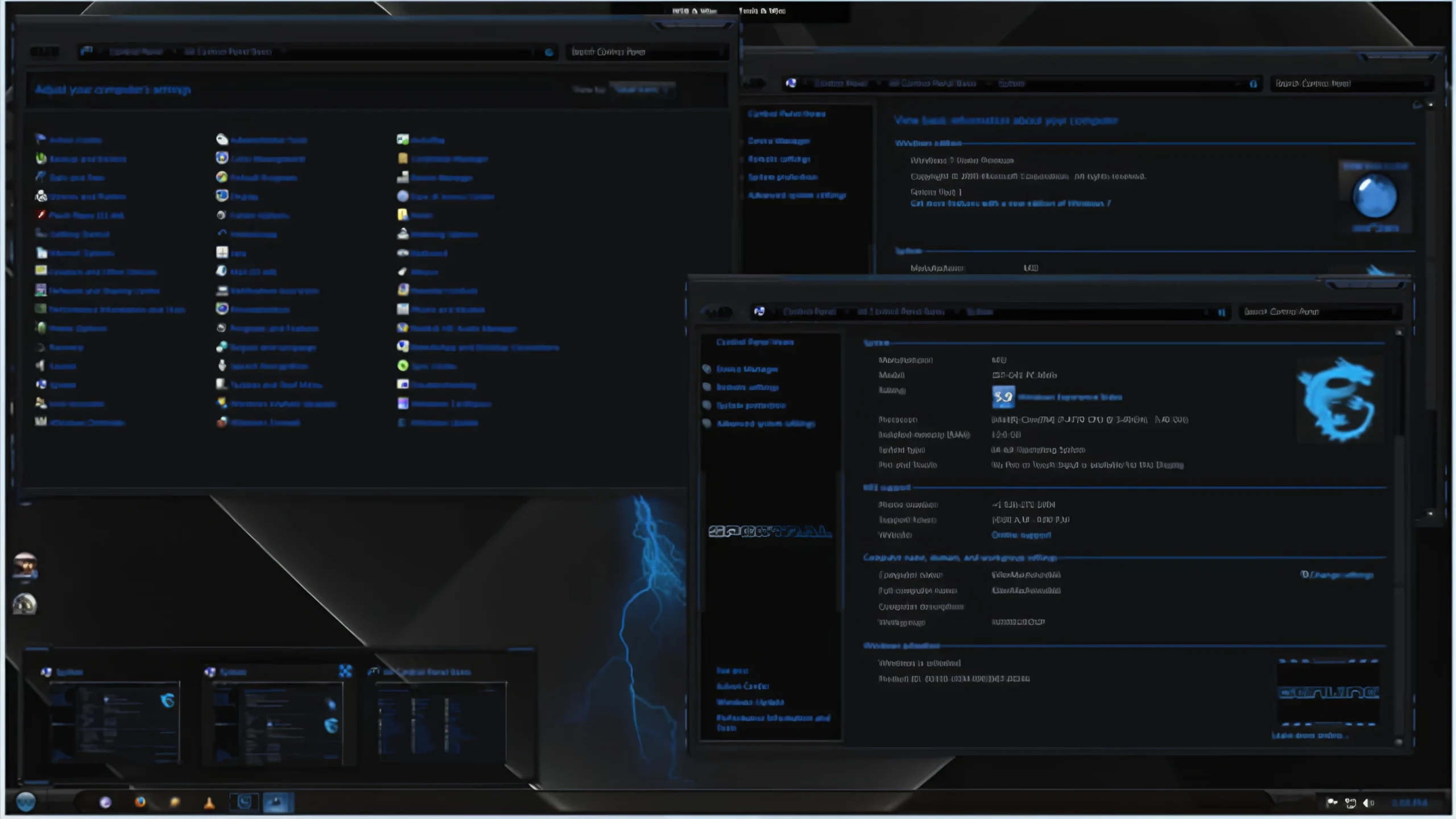 Spectral Blue Theme For Windows 7