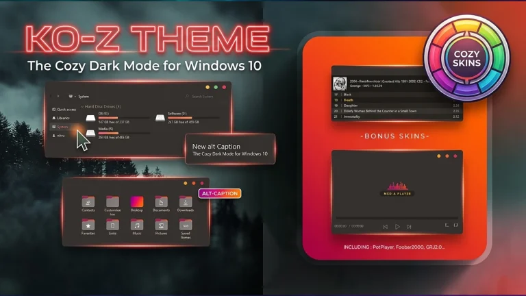 ko Z Theme For Windows 10