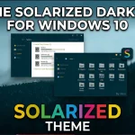 Solarized Theme For Windows 10