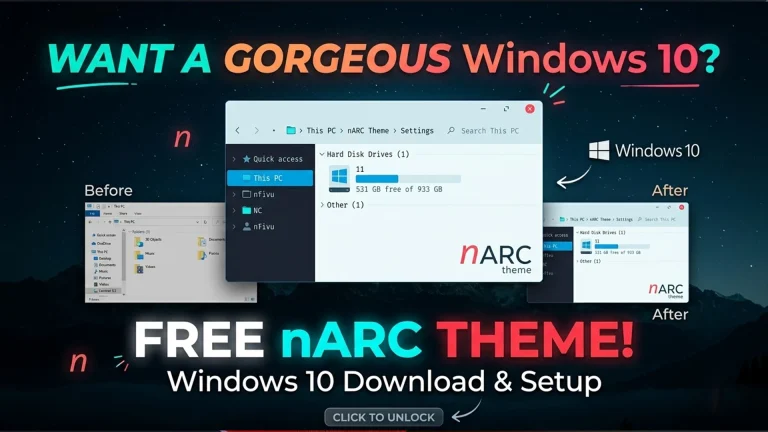 nARC Theme for Windows 10