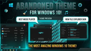 Abandoned theme for Windows 10