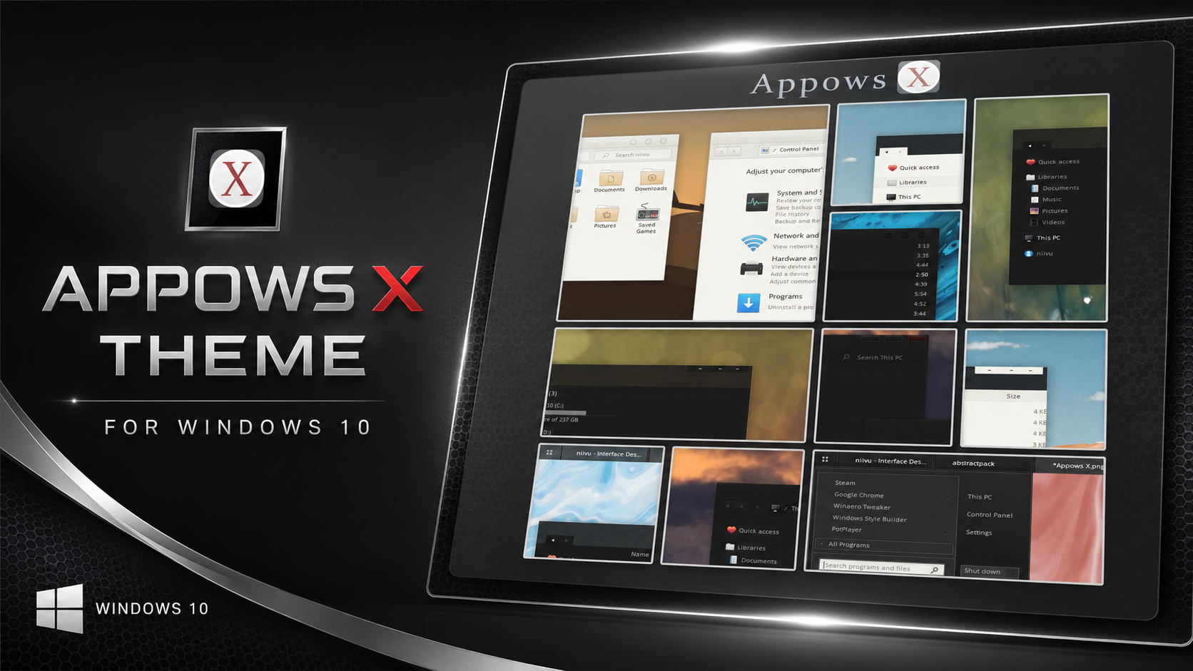APPOWS X Theme For Windows 10