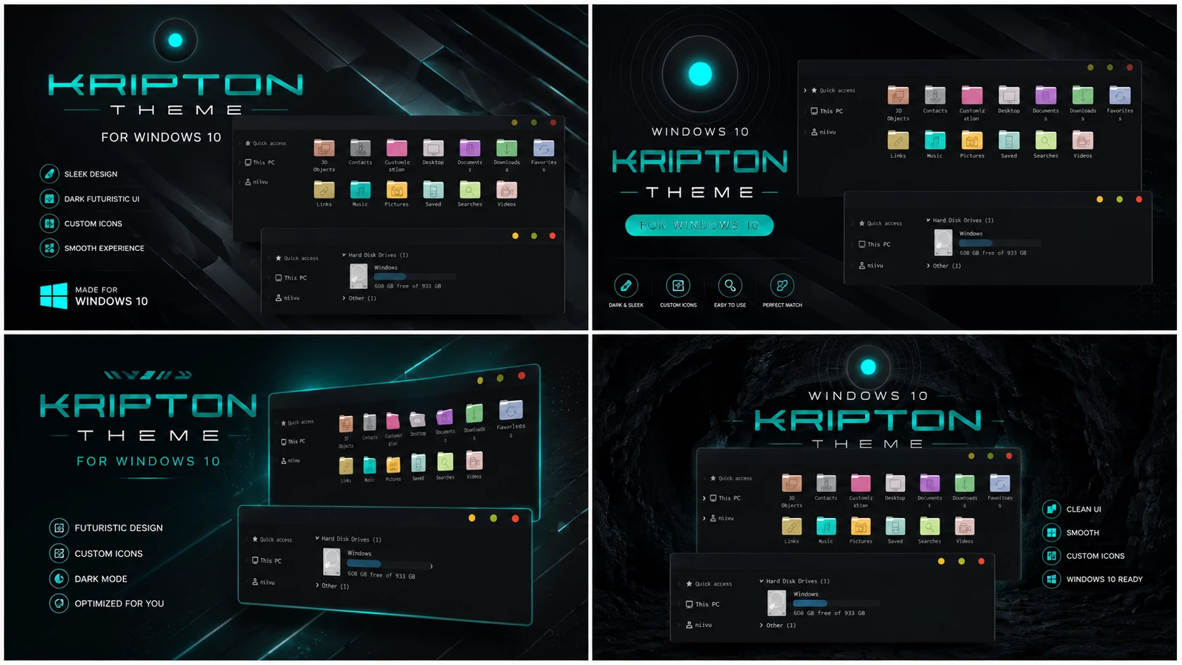 Kripton Theme For Windows 10