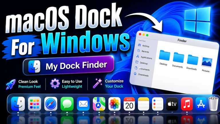 MacOS Dock For Windows