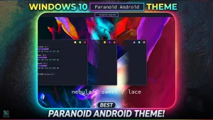Paranoid Android Theme For Windows 10