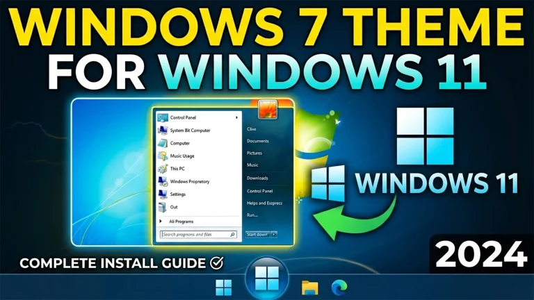 Windows 7 Theme for Windows 11