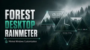 Forest Desktop Rainmeter Setup for Windows