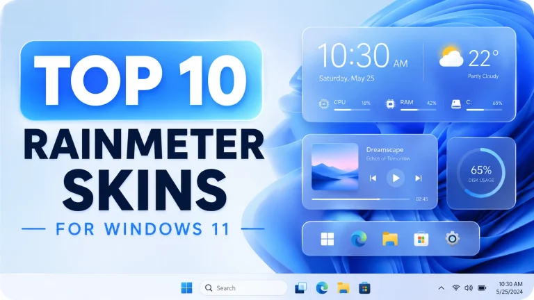 Top 10 Rainmeter Skins