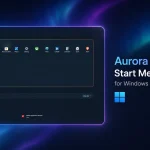 Aurora Canvas Start Menu for Windows 11 using Windhawk
